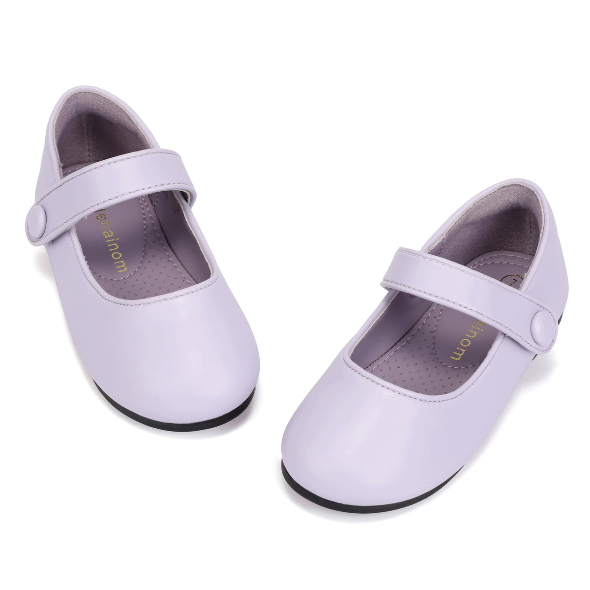 Hehainom Toddler Girls Dress Shoes Mary Jane Ballet Flats for Flower Girls