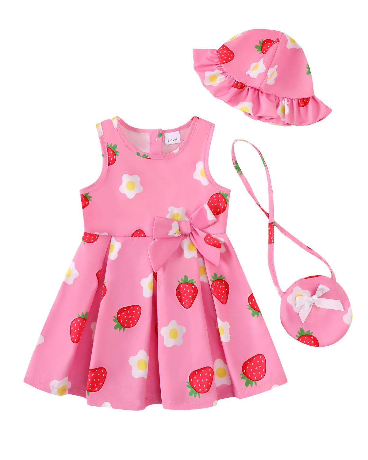 SODLON Baby Girl Dress Infant Girls Summer Dresses Toddler Clothes 3M-4T