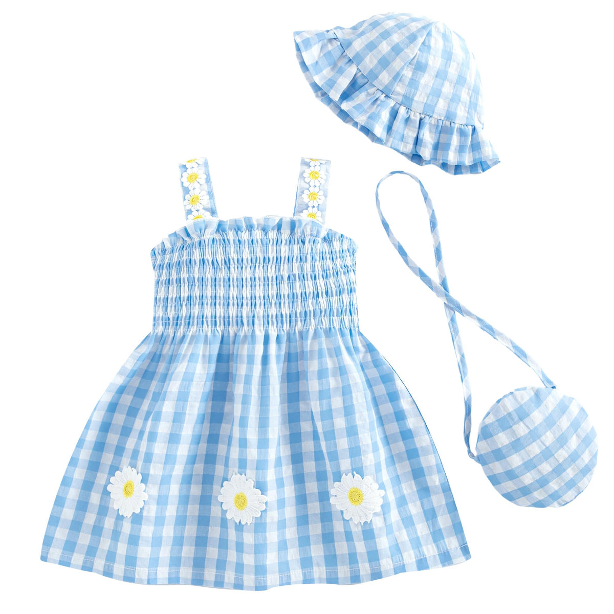 Renotemy Baby Girl Dresses Cute Summer Baby Girl Clothes Gifts 3Months-3T