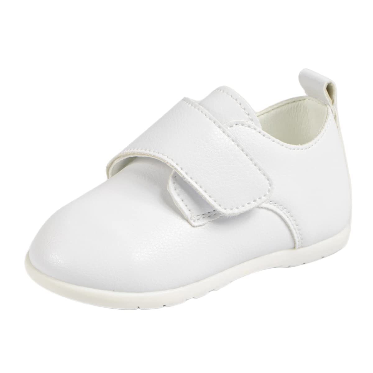 ohsofy Infant Baby Boy Oxford Shoes PU Leather Loafers Rubber and Soft Sole Wedding Dress Shoes Toddler Girl Baby Walking Shoes