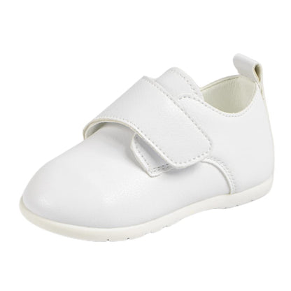 ohsofy Infant Baby Boy Oxford Shoes PU Leather Loafers Rubber and Soft Sole Wedding Dress Shoes Toddler Girl Baby Walking Shoes