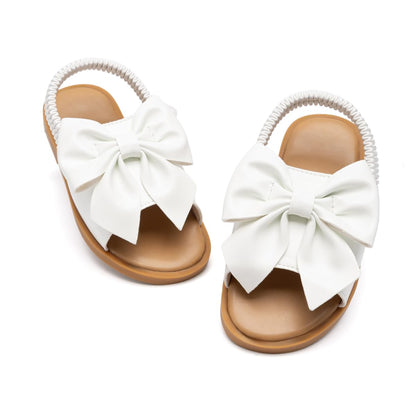 Toddler Girls Sandals Little Girl Summer Flat Sandal Baby Open Toe Outdoor Beach Holiday Dress Shoes