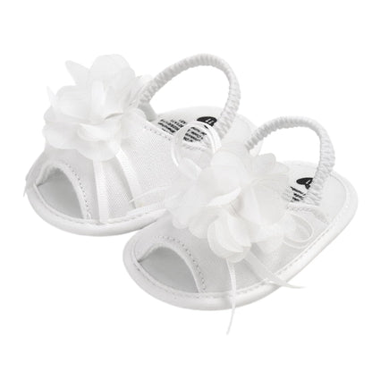 LAFEGEN Infant Baby Girls Summer Sandals Newborn Toddler First Walker Crib Dress Shoes (0-18Months)