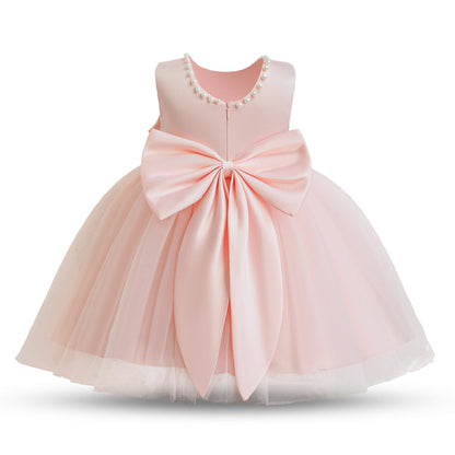 NNJXD Baby Girl Birthday Party Tutu Wedding Gown Toddler Tulle Dress