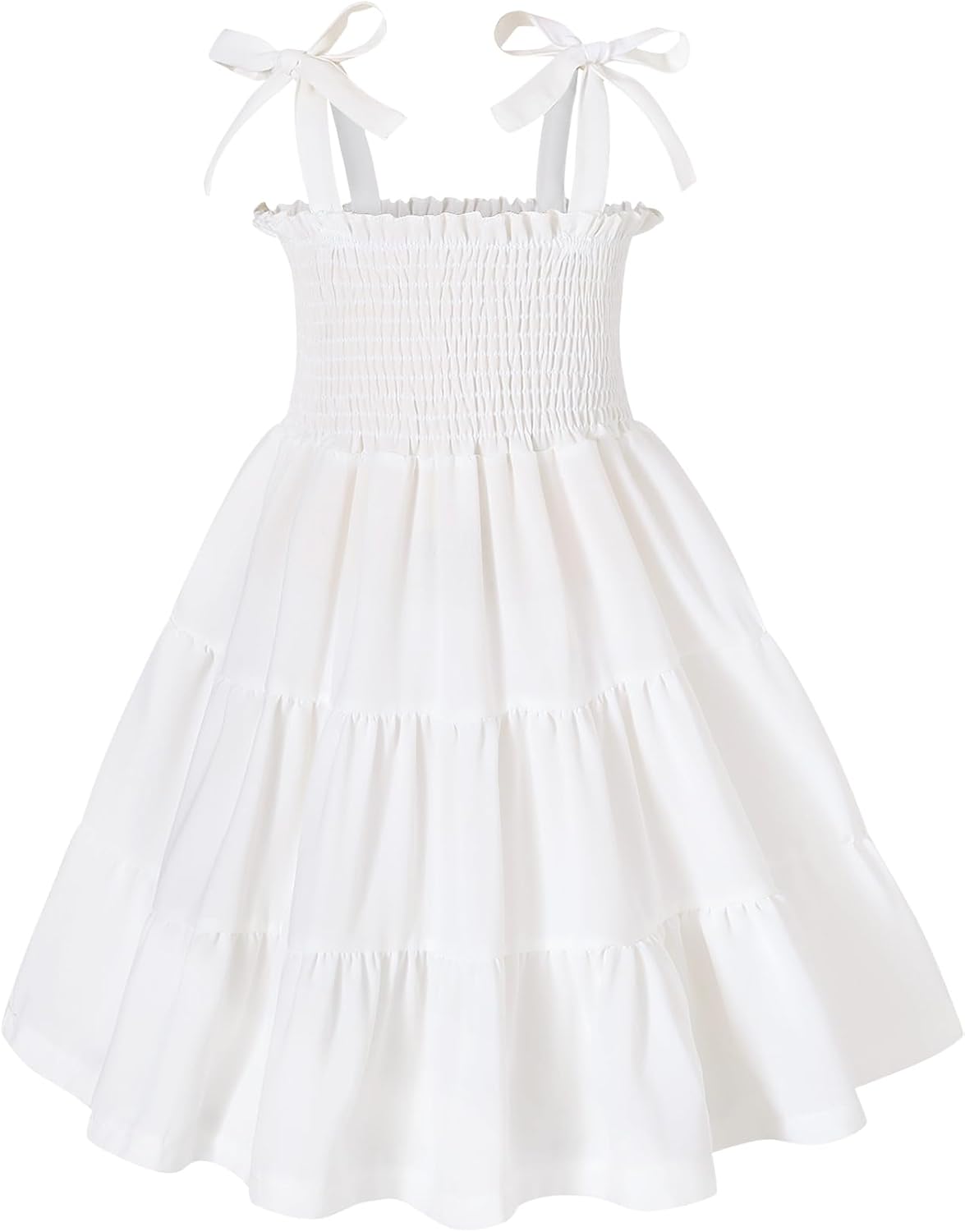 YOUNGER TREE Toddler Baby Girls Rainbow Dress Princess Sleeveless Halter Beach Tutu Sundress