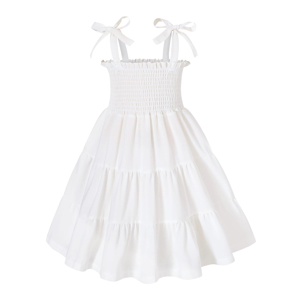 YOUNGER TREE Toddler Baby Girls Rainbow Dress Princess Sleeveless Halter Beach Tutu Sundress