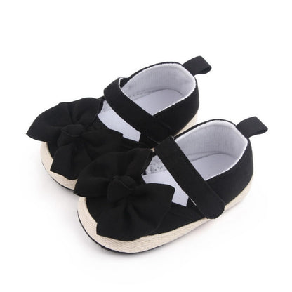 Baby Girls Mary Jane Flats Shoes with Non-Slip Soft Sole Toddler First Walkers Newborn Princess Dress Shoes