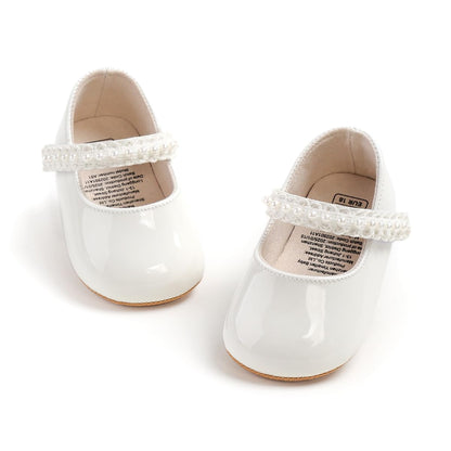 Baby Mary Jane Flats Infant Newborn Girls Dress Shoes