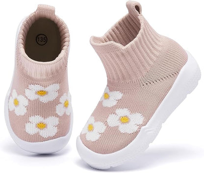 MORENDL Baby Shoes Toddler Walking Sock Shoes Infant Boy Girl Slip On Sneakers First Walker Slippers