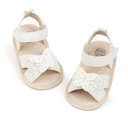 CENCIRILY Infant Baby Girls Boys Sandals Summer Beach Outdoor Bowknot Soft Rubber Sole Toddler Princess Dress Flats Walking Shoes