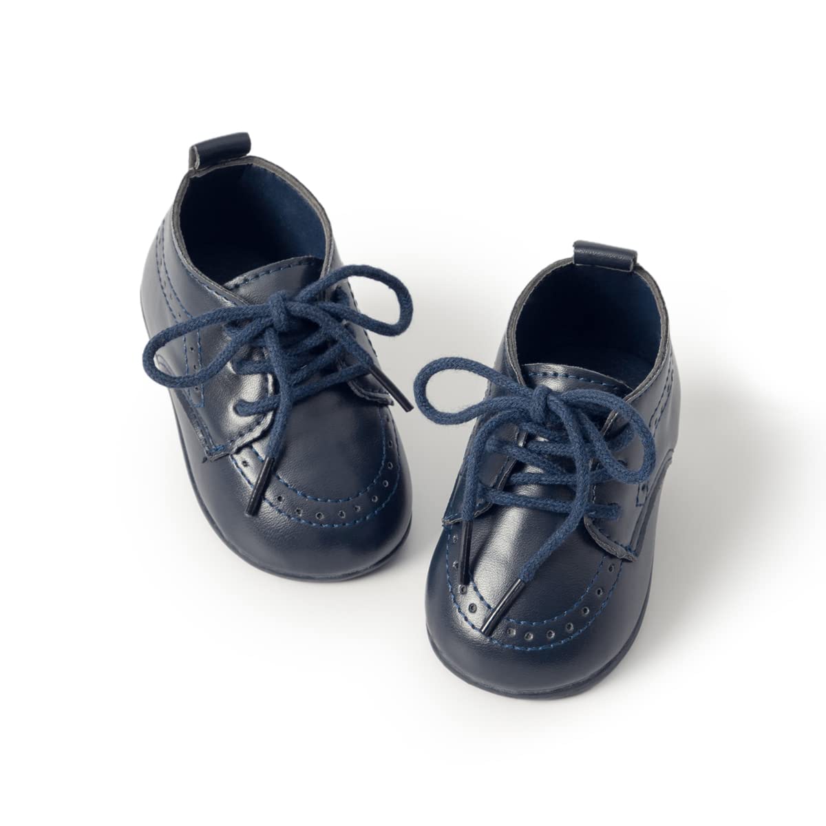 ohsofy Infant Baby Boy Oxford Shoes PU Leather Loafers Rubber and Soft Sole Wedding Dress Shoes Toddler Girl Baby Walking Shoes