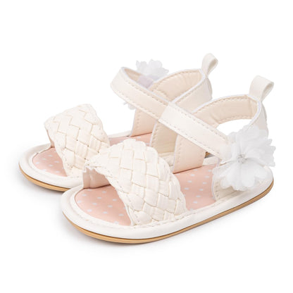 CENCIRILY Infant Baby Girls Boys Sandals Summer Beach Outdoor Bowknot Soft Rubber Sole Toddler Princess Dress Flats Walking Shoes