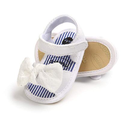 Ohwawadi Baby Boys Girls Sandals Soft Sole Summer Infant Wedding Dress Flat Shoes Beach Sandal Newborn Crib Shoes First Walkers