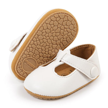 Baby Shoes Mary Jane Flats Non Slip Soft Sole Infant Toddler Sneakers First Walkers Party Christmas Dress Shoes