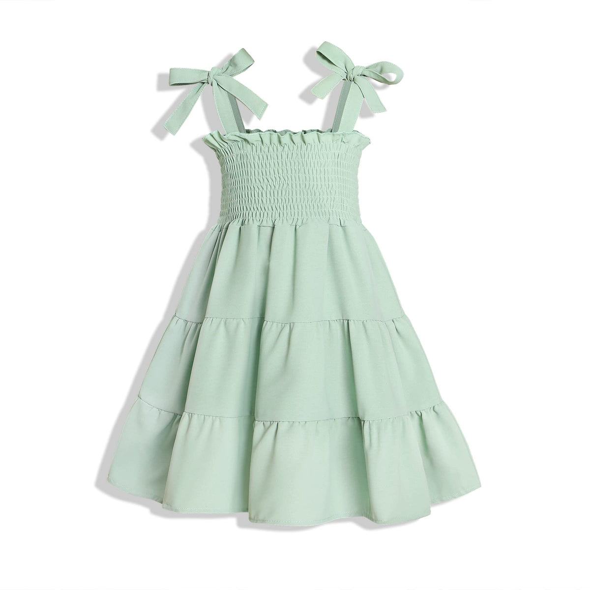 YOUNGER TREE Toddler Baby Girls Rainbow Dress Princess Sleeveless Halter Beach Tutu Sundress