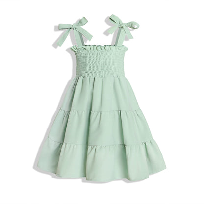 YOUNGER TREE Toddler Baby Girls Rainbow Dress Princess Sleeveless Halter Beach Tutu Sundress