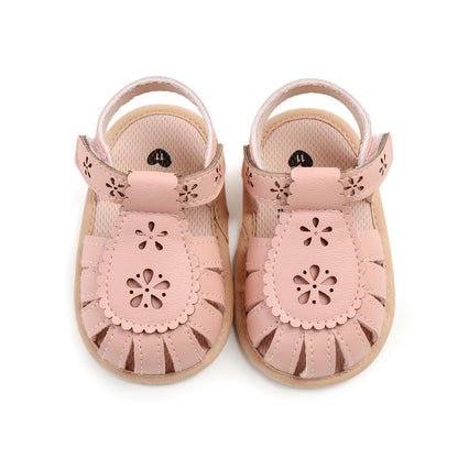 Ohwawadi Baby Boys Girls Sandals Soft Sole Summer Infant Wedding Dress Flat Shoes Beach Sandal Newborn Crib Shoes First Walkers