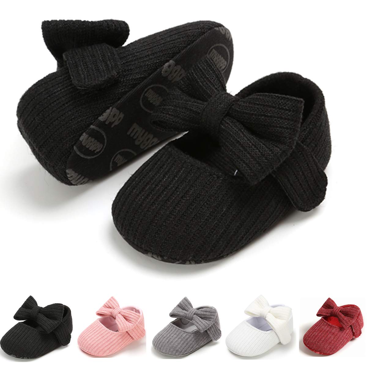 Baby Mary Jane Flats Infant Newborn Girls Dress Shoes