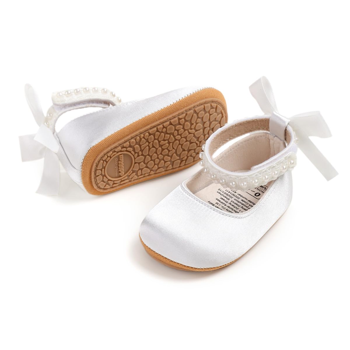 Baby Shoes Mary Jane Flats Non Slip Soft Sole Infant Toddler Sneakers First Walkers Party Christmas Dress Shoes