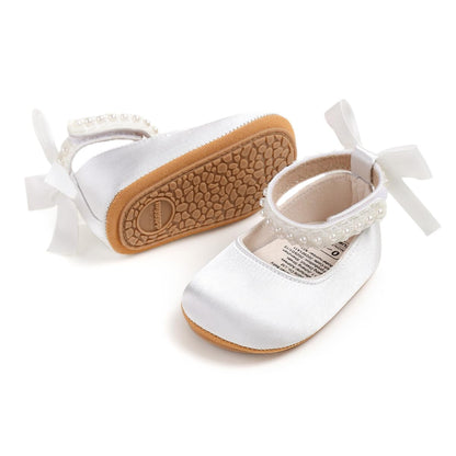 Baby Shoes Mary Jane Flats Non Slip Soft Sole Infant Toddler Sneakers First Walkers Party Christmas Dress Shoes