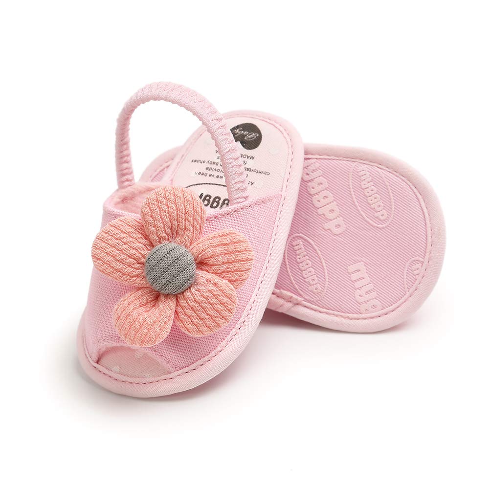 Ohwawadi Baby Boys Girls Sandals Soft Sole Summer Infant Wedding Dress Flat Shoes Beach Sandal Newborn Crib Shoes First Walkers