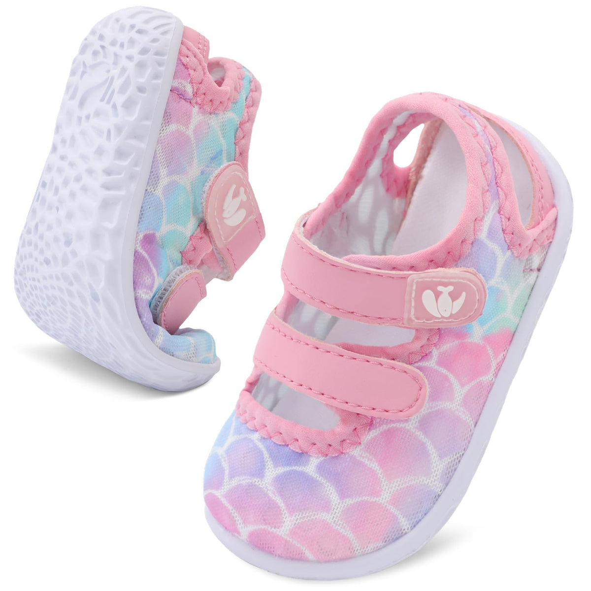 FEETCITY Baby Water Shoes Flexible Quick Dry Aqua Socks Breathable Infant Sandals Boys Girls Summer Beach Swim Shoes Lightweight