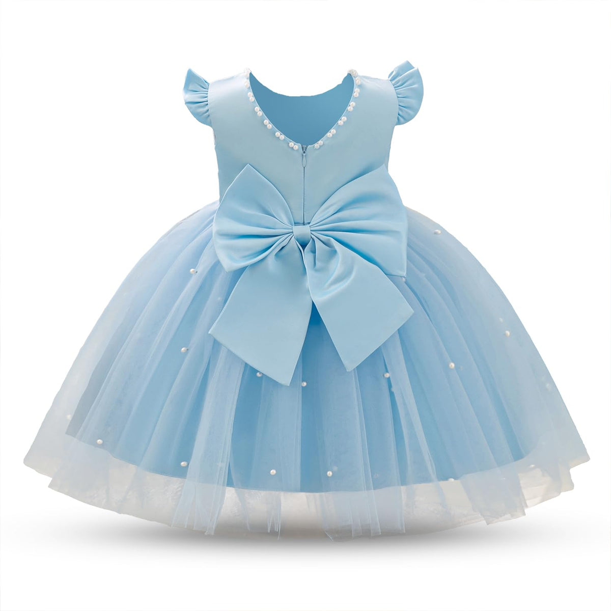 NNJXD Baby Girl Birthday Party Tutu Wedding Gown Toddler Tulle Dress