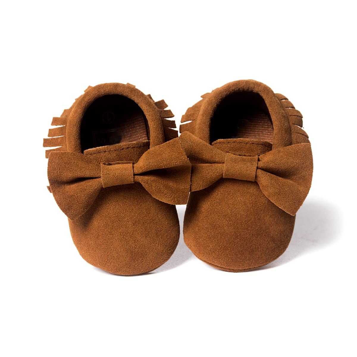 CENCIRILY Infant Baby Fringe Moccasin Slipper Boys Girls Tassel Crib Shoes