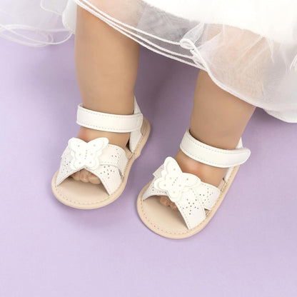 CENCIRILY Infant Baby Girls Boys Sandals Summer Beach Outdoor Bowknot Soft Rubber Sole Toddler Princess Dress Flats Walking Shoes