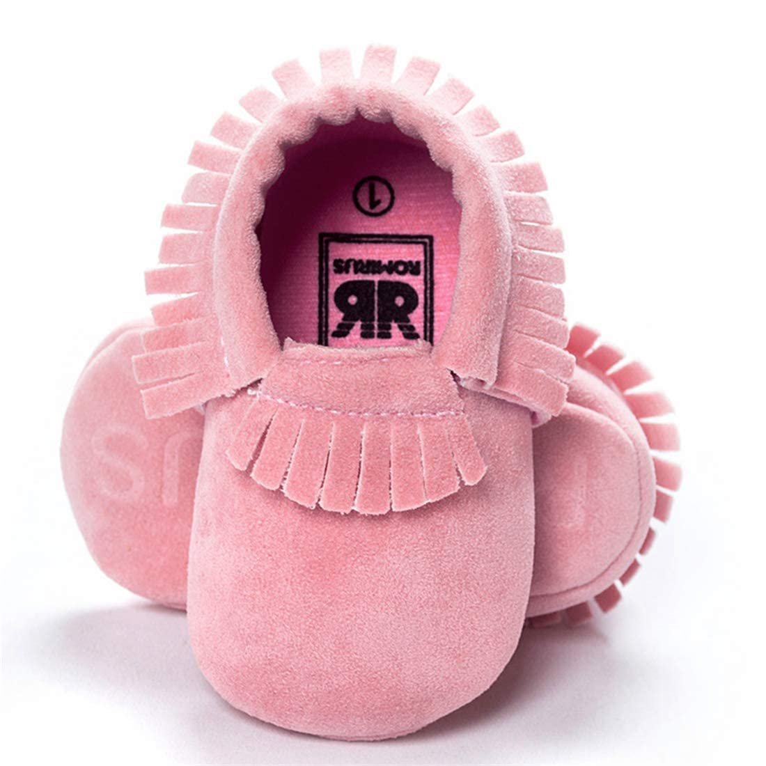 CENCIRILY Infant Baby Fringe Moccasin Slipper Boys Girls Tassel Crib Shoes