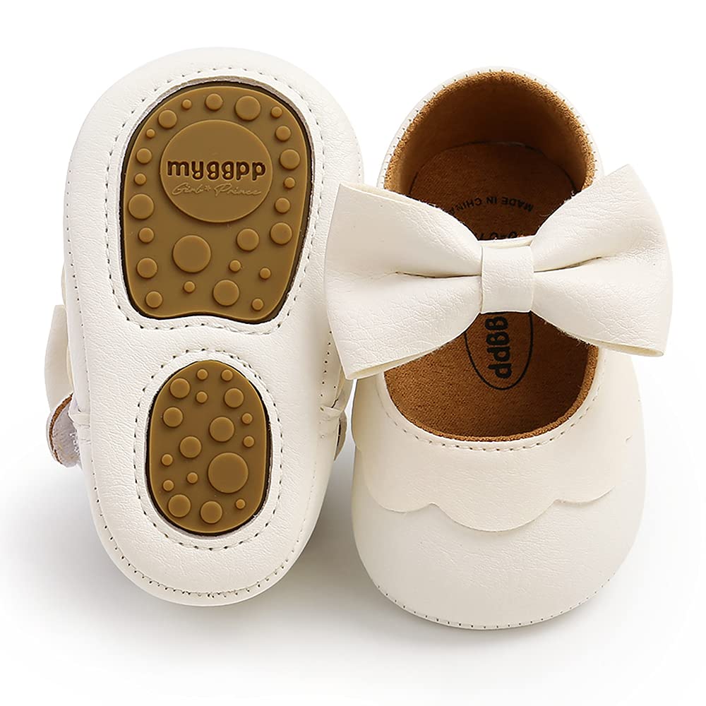 Baby Shoes Mary Jane Flats Non Slip Soft Sole Infant Toddler Sneakers First Walkers Party Christmas Dress Shoes