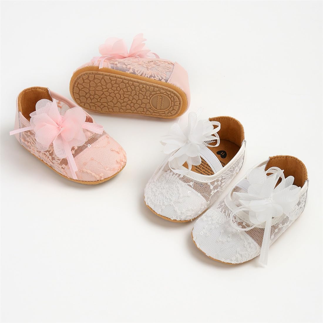 Baby Mary Jane Flats Infant Newborn Girls Dress Shoes
