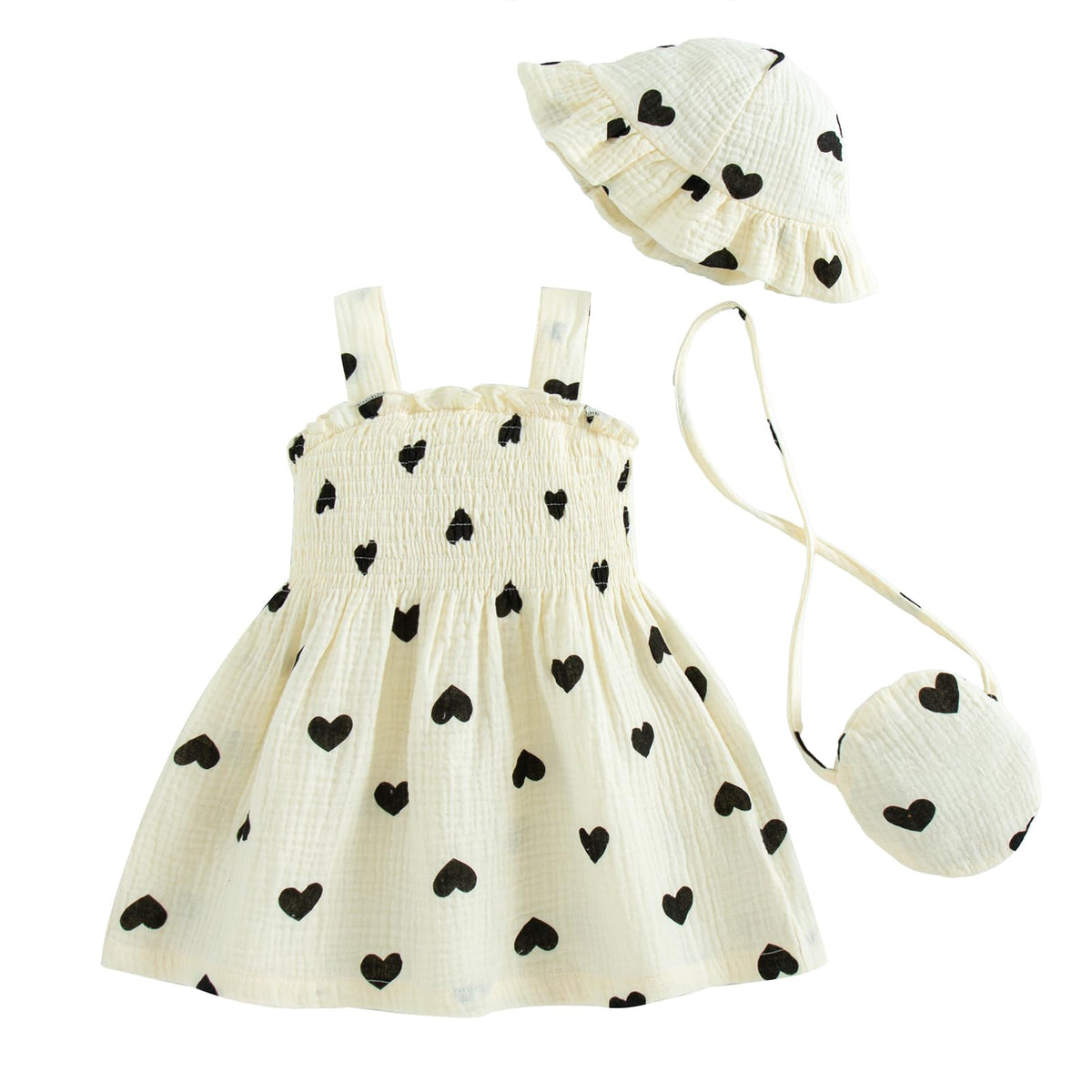Renotemy Baby Girl Dresses Cute Summer Baby Girl Clothes Gifts 3Months-3T