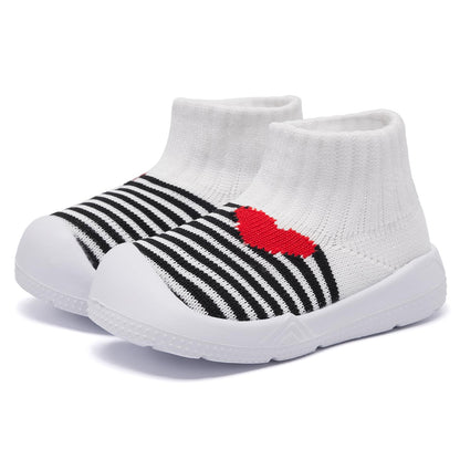 MORENDL Baby Shoes Toddler Walking Sock Shoes Infant Boy Girl Slip On Sneakers First Walker Slippers
