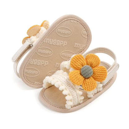 Baby Sandals Infant Boys Girls Summer Dress Flat Shoes Beach Sandals Newborn Crib Shoes First Walkers Prewalkers