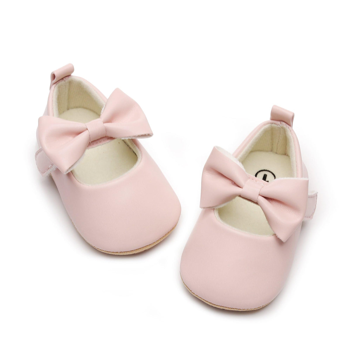 HONGTEYA Baby Girls Shoes Infant Mary Jane Flats Non Slip Newborn Moccasins