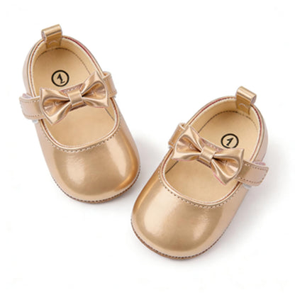 Baby Girls Mary Jane Flats Floral Princess Dress Crib Soft Sole Baby Shoes Infant First Walking Shoes