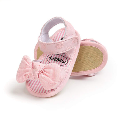 Ohwawadi Baby Boys Girls Sandals Soft Sole Summer Infant Wedding Dress Flat Shoes Beach Sandal Newborn Crib Shoes First Walkers
