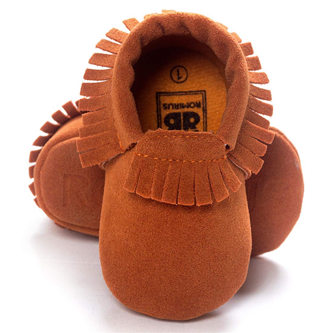 CENCIRILY Infant Baby Fringe Moccasin Slipper Boys Girls Tassel Crib Shoes