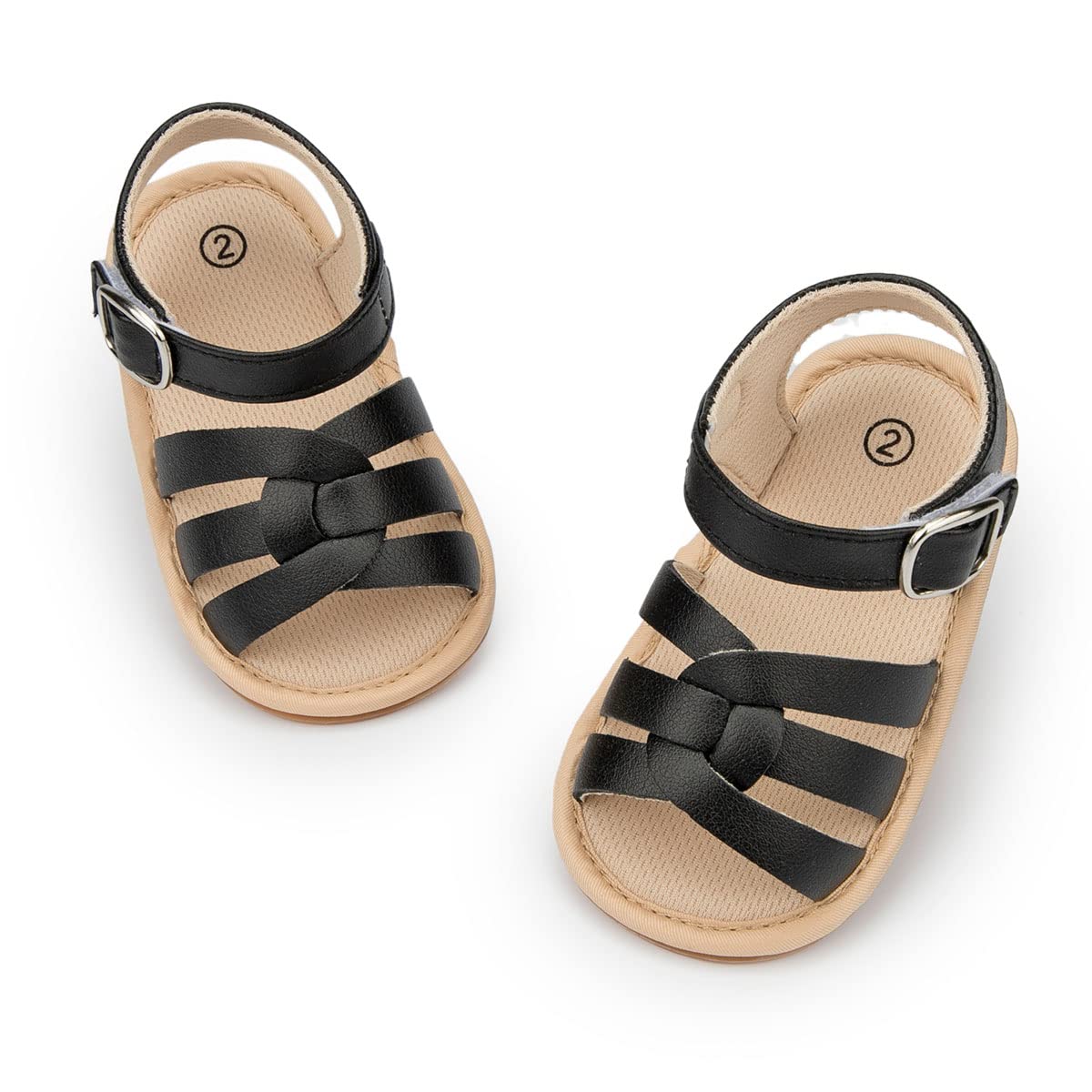 CENCIRILY Infant Baby Girls Boys Sandals Summer Beach Outdoor Bowknot Soft Rubber Sole Toddler Princess Dress Flats Walking Shoes