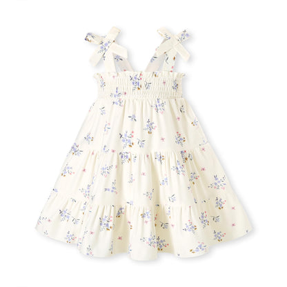 HAPPYMA Toddler Girl Summer Dress Floral Sleeveless Baby Outfits