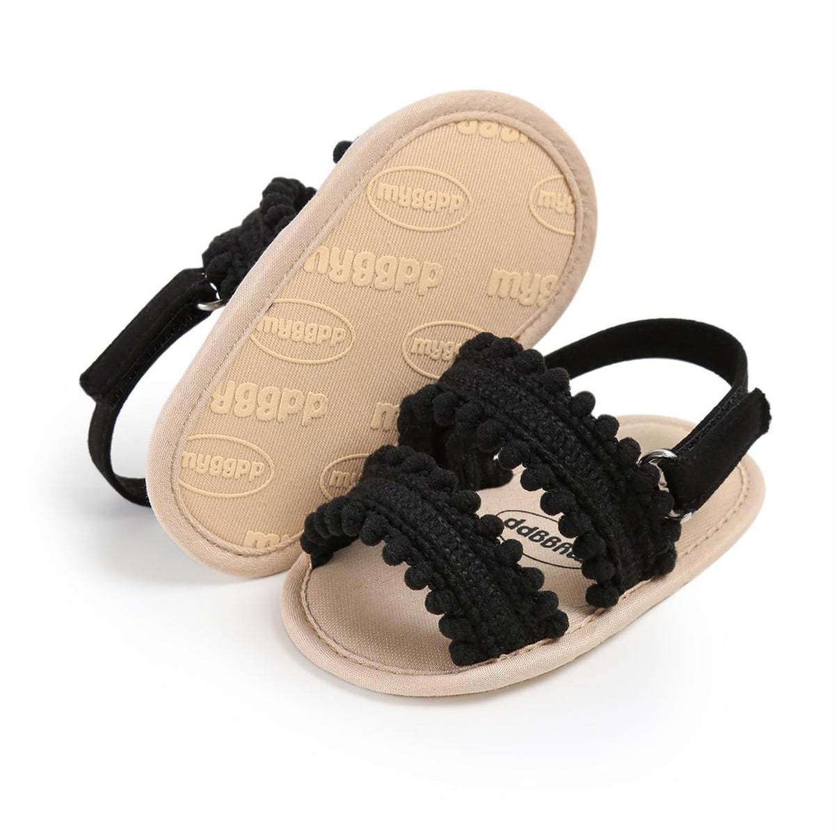 Infant Baby Girls Sandals Summer Baby Wedding Dress Flat Shoes Newborn Crib Shoes First Walkers Prewalkers Shoes