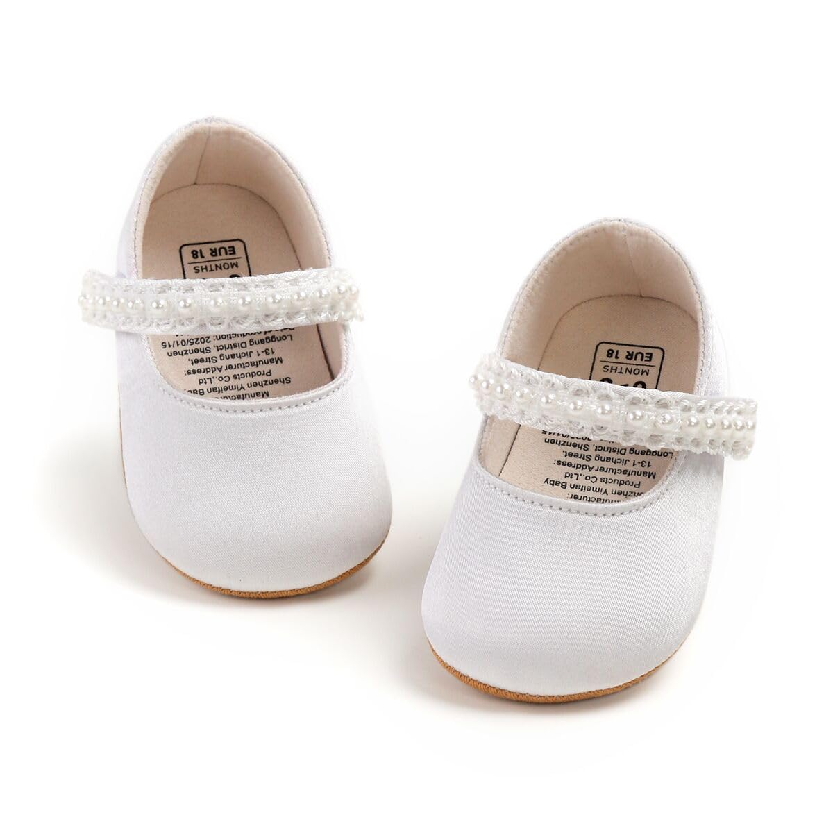 Baby Mary Jane Flats Infant Newborn Girls Dress Shoes