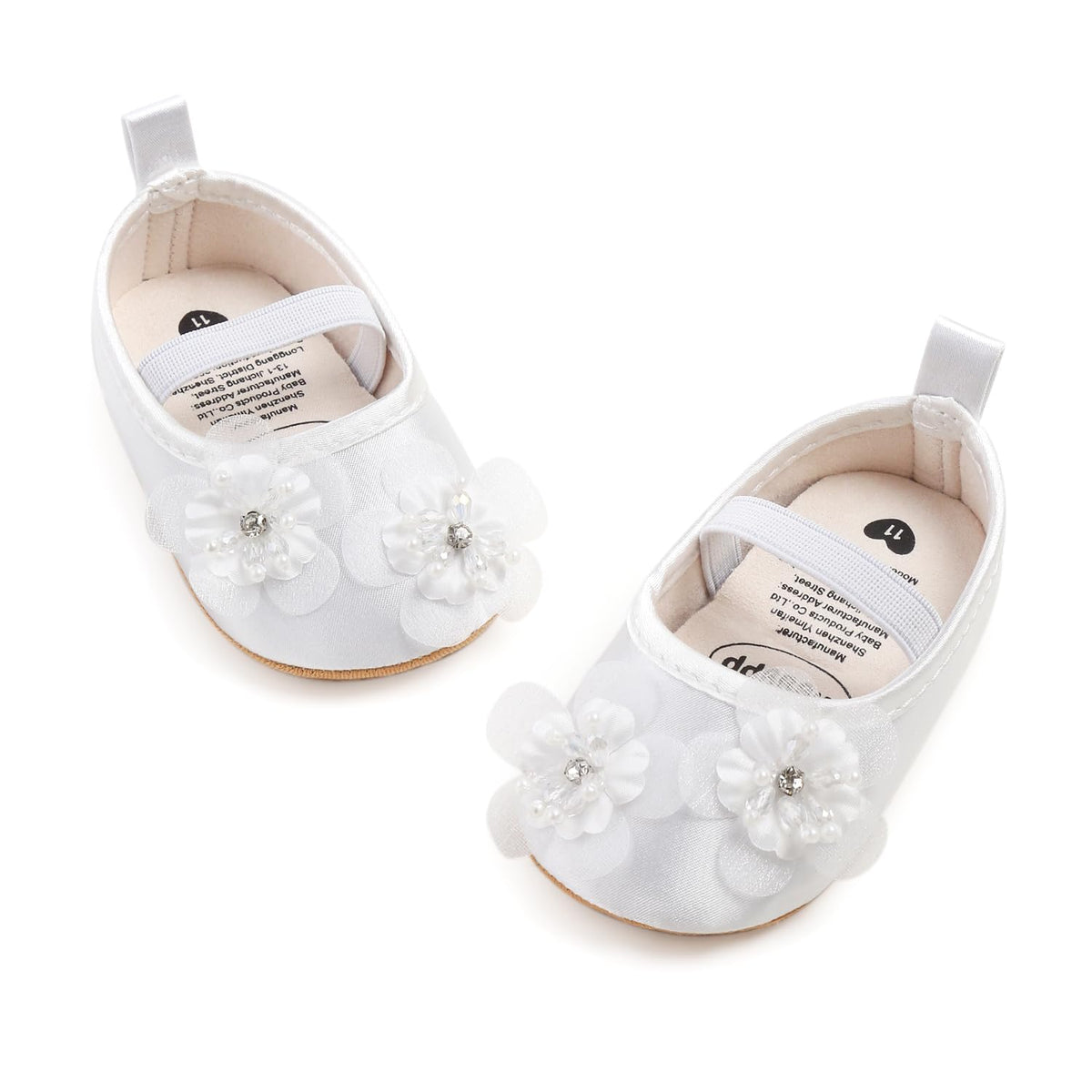 HsdsBebe Infant Baby Girls Mary Jane Flats Bow Non-Slip Soft Sole Princess Toddler First Walkers Sneaker Wedding Dress Shoes