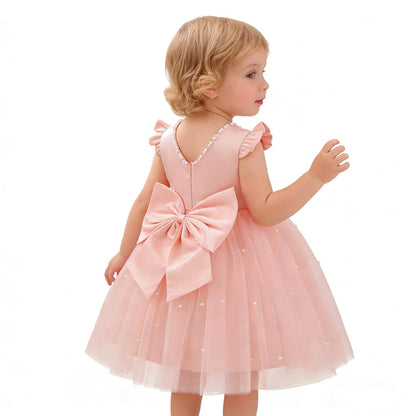 NNJXD Baby Girl Birthday Party Tutu Wedding Gown Toddler Tulle Dress
