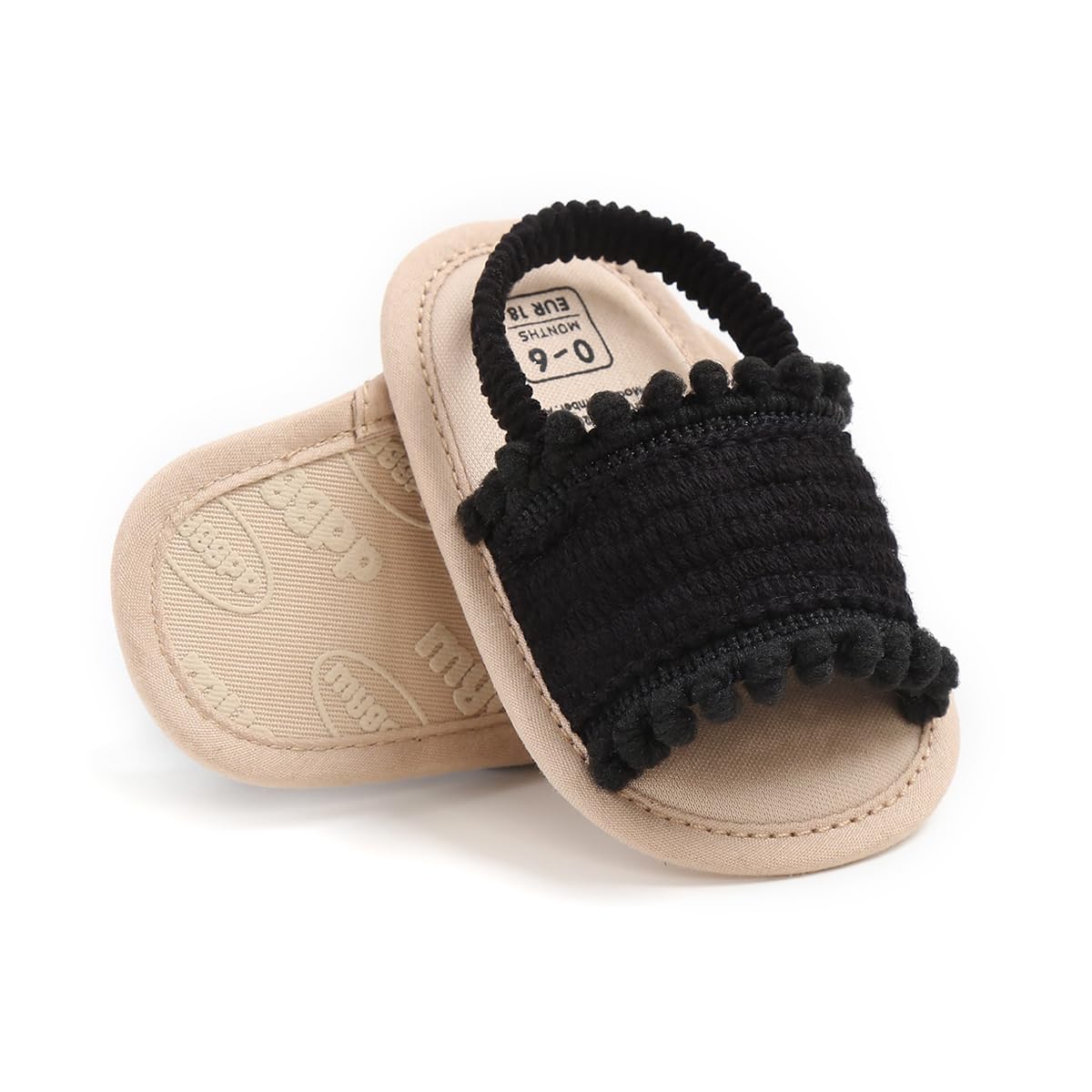 Ohwawadi Baby Boys Girls Sandals Soft Sole Summer Infant Wedding Dress Flat Shoes Beach Sandal Newborn Crib Shoes First Walkers