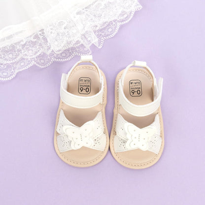 CENCIRILY Infant Baby Girls Boys Sandals Summer Beach Outdoor Bowknot Soft Rubber Sole Toddler Princess Dress Flats Walking Shoes