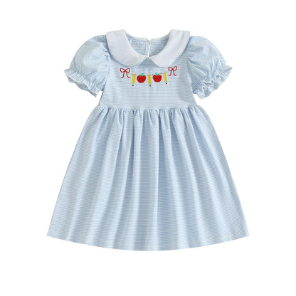 Socutebabe Toddler Girl 100 Days Back to School Clothes Dress Cute Pre Kindergarten Outfits for Girls