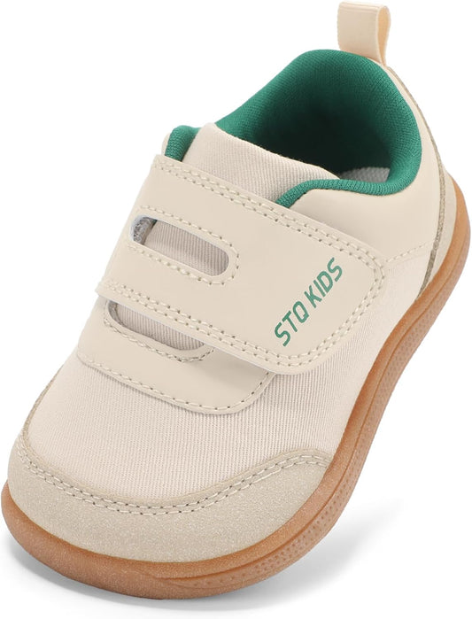 Toddler Wide Toe Box Barefoot Shoes Boys Girls, Baby First Walking Sneakers