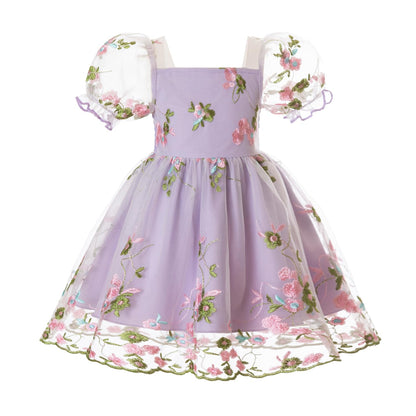 NNJXD Baby Girl Butterfly Dress Toddler Summer Tutu Princess Tulle Dresses